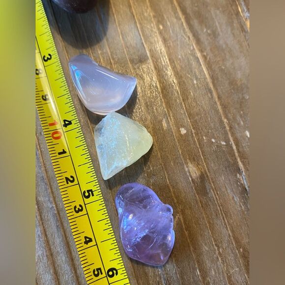 Crystals Shiva Lingam Rose Quartz Citrine Amethyst - Picture 10 of 10